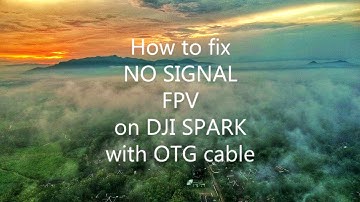 FIX NO SIGNAL an OTG DJI SPARK - DJI SPARK INDONESIA