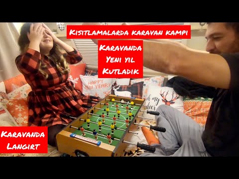 İzmir Kalemlik Orman Kampı | Karavanda Langırt Turnuvası ve Yılbaşı | Karavan Vlog