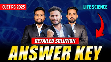 CUET PG Life Science Answer Key 2025 | 100% Accurate!