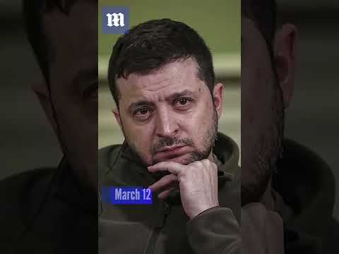 Zelensky before and after start of Ukraine war #Shorts #Ukraine #Russia #zelensky #short