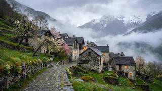 Verzasca Valley, Switzerland 🇨🇭 | A Rainy Spring Walk 4K screenshot 2