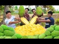 Jackfruit cutting skills  yummy jackfruit recipe  jackfruit pazham pori  bajji