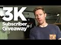 3k Subscriber Giveaway!