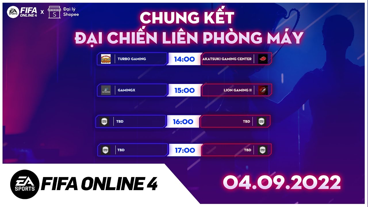 🔴[LIVE] Ngày 04/09 Chung Kết Đại Chiến Liên Phòng Máy | FIFA Online 4 x Đại Lý Shopee