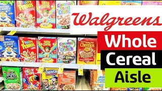 Cereal Aisle @ Walgreens - September 2025