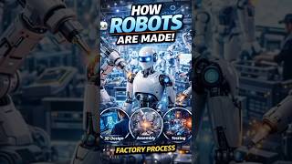 How Robots Are Made 🤖 | Inside a High-Tech Robot Factory (55s) @ProcessShow1 #shorts #robot #ai