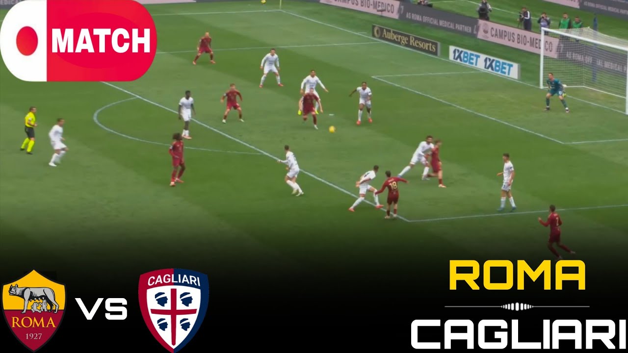 LIVE : Roma vs Cagliari Live Stream / Italian Serie A Match - 2026