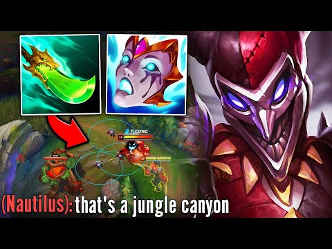 PINK WARD WITH THE JUNGLE GAP OF THE CENTURY!! (HYBRID SHACO BUILD)