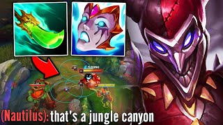 PINK WARD WITH THE JUNGLE GAP OF THE CENTURY!! (HYBRID SHACO BUILD)