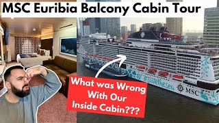 We Had To Move Cabins! MSC Euribia Balcony Cabin Tour & Explaining Why We Needed To Move