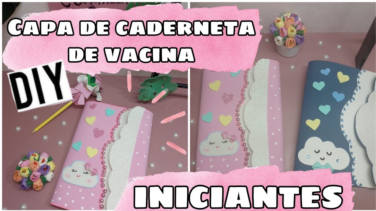 Capa de Caderneta de Vacina de Eva faça você mesmo