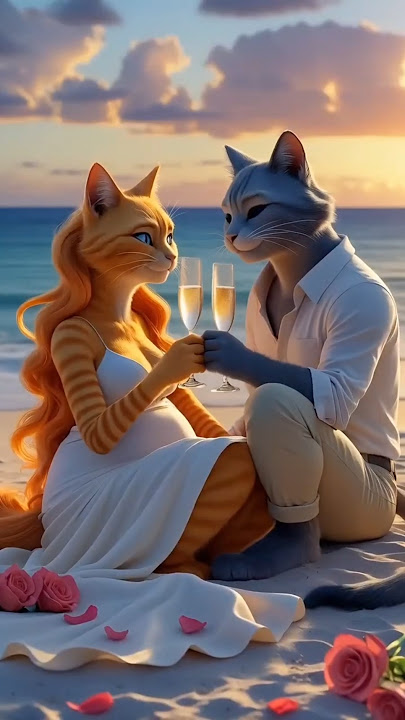 such a beautiful love #cat #shorts #cats #shortsvideo #catshorts #story #kitty #kitten #history