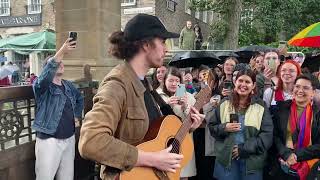 Hozier - From Eden. Surprise pop-up busking in Brighton Pavilion Gardens 2023.