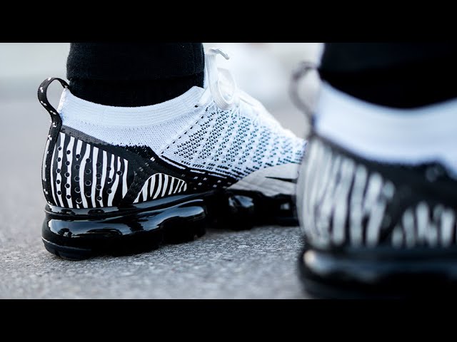 Onfeet: Nike Air Vapormax Flyknit 2.0 Safari Animals Pack Zebra | Grailify - YouTube