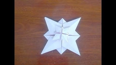 hướng dẫn gấp phi tiêu ninja 8 cánh (how to make 8-wing darts with paper)