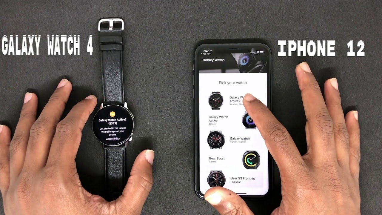 Samsung Galaxy Watch 4 - Work With iPhone? - YouTube