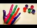 Learn Colors with Paint, Learning Video for Children, Learning Rainbow Colours with Body Paint