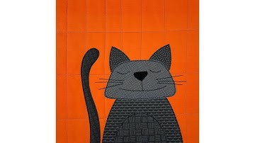 How to Assemble the Colby Cat Pattern - time lapse video