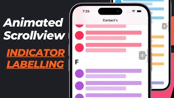 Animated ScrollView Indicator Labelling - Xcode 14 - SwiftUI Tutorial