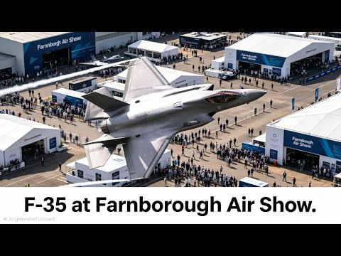 "Awesome" USAF  F-35 Demo Team Farnborough Airshow