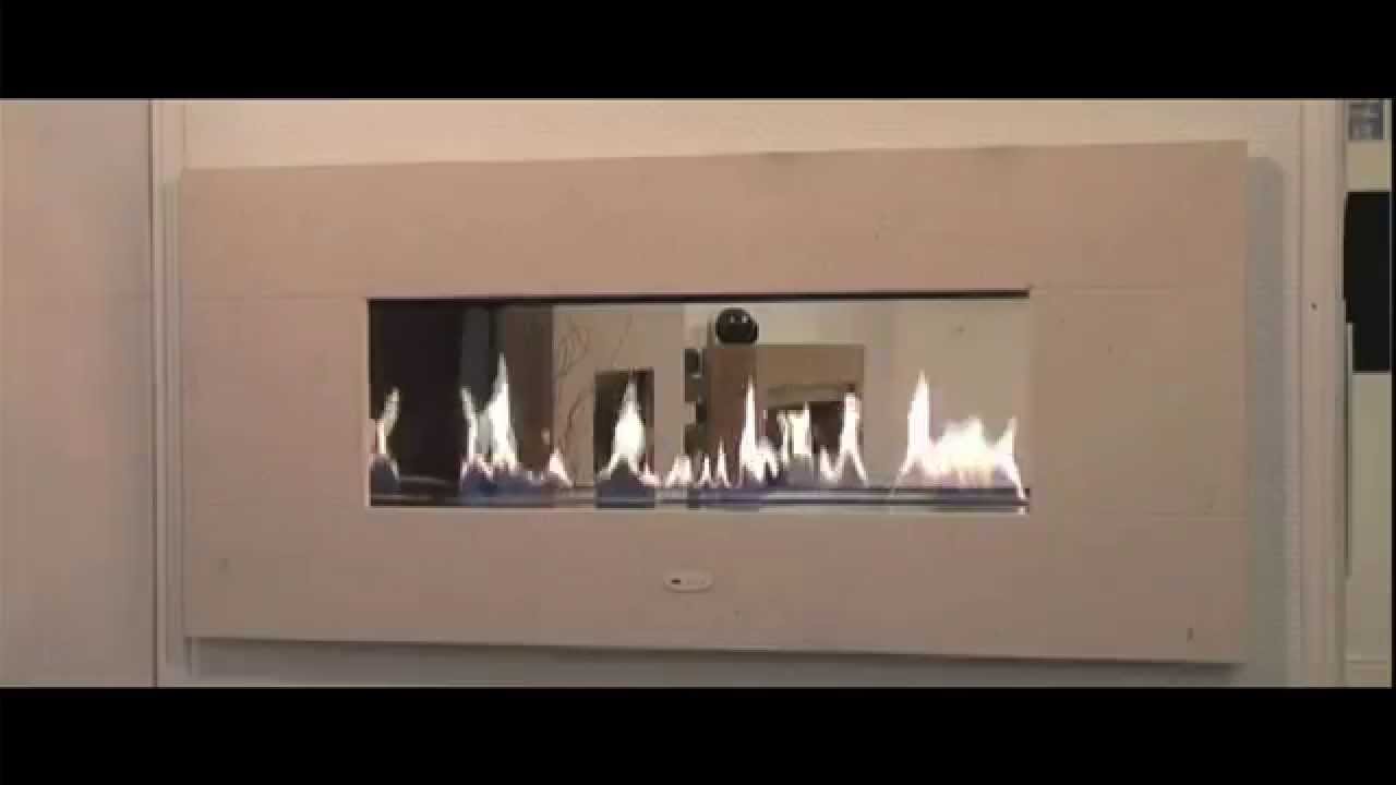 Fire ribbon bifacciale caminetto a gas con canna fumaria aperto ... Camini palazzetti prezzi