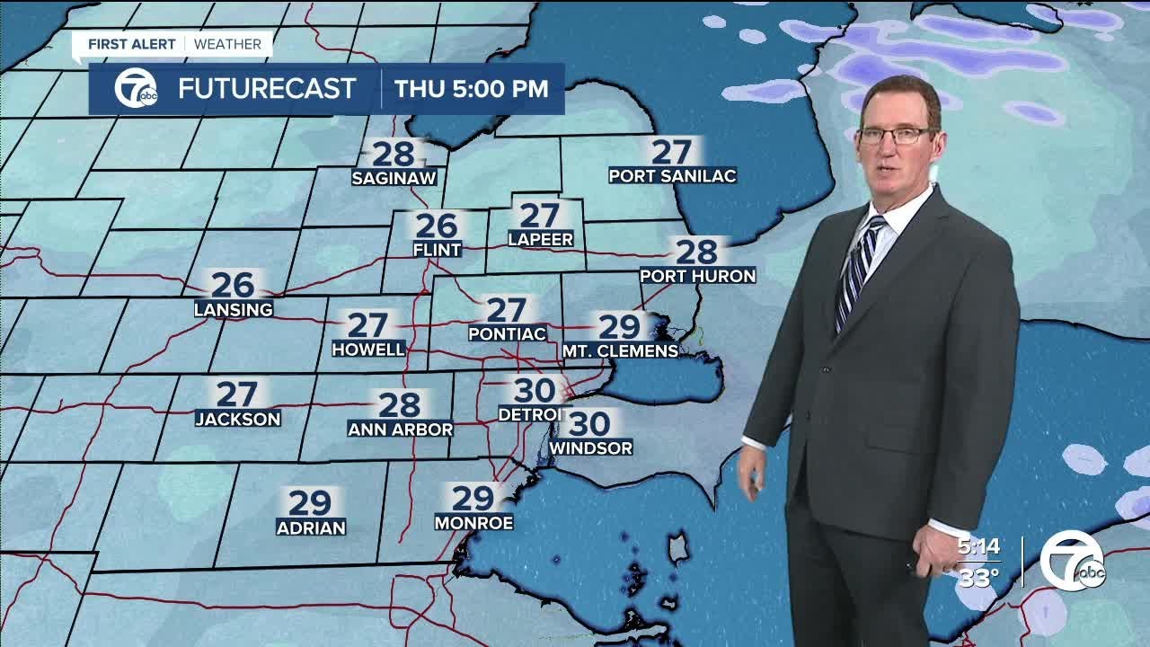A few evening snow showers - YouTube