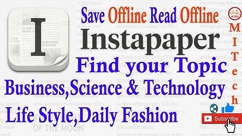 InstaPaper BEST Offline Reading App😍🕶📚| Save Offline Read Offline |Write your Notes| Share Articles