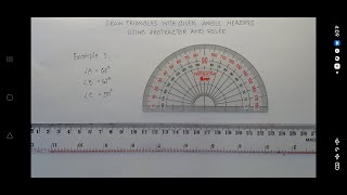 How to Draw Triangles with given Angle Measures | Matatag Curriculum | Grade 7 |
