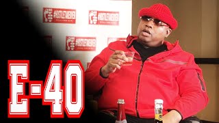 E-40 talks Meeting Wifey, Staying Current, Goon with the Spoon, SKU’s, Not Driving, Salutes The Bay