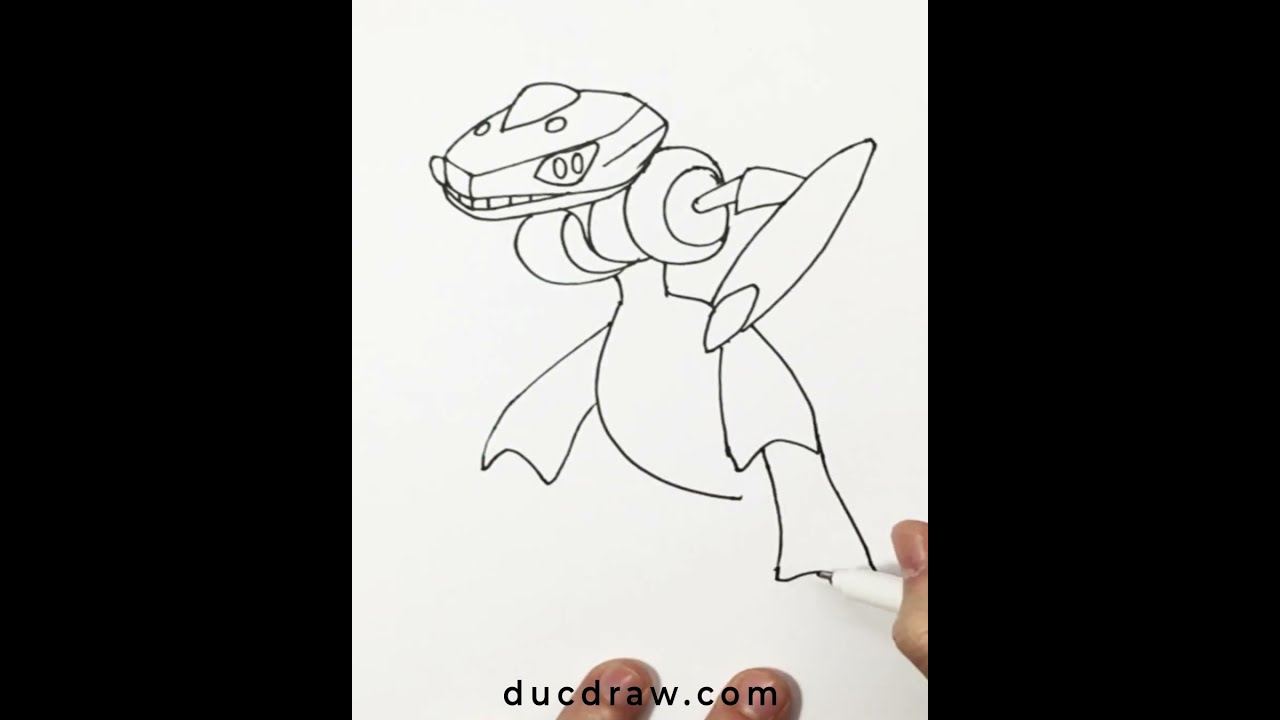 How to Draw Pokemon Genesect Step by Step Easy 