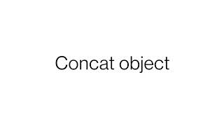 ES6 Concat object in javascript