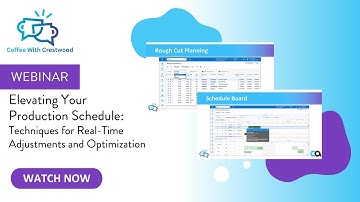 Elevating Your Production Schedule: Techniques for Real-Time Adjustments and Optimization
