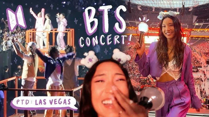 MY FIRST BTS CONCERT! *vlog PTD Las Vegas Day 2 