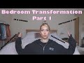 BEDROOM TRANSFORMATION PART 1 | DIY QUEEN &amp; BASICALLY AN INTERIOR DESIGNER