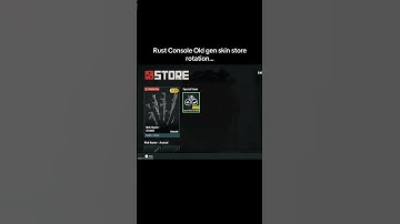 Rust Console Old gen skin store rotation…#shorts #rust #rustconsole