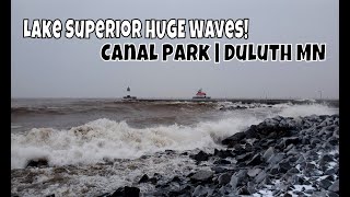 Lake Superior (Canal Park) HUGE Waves! | StewarTV