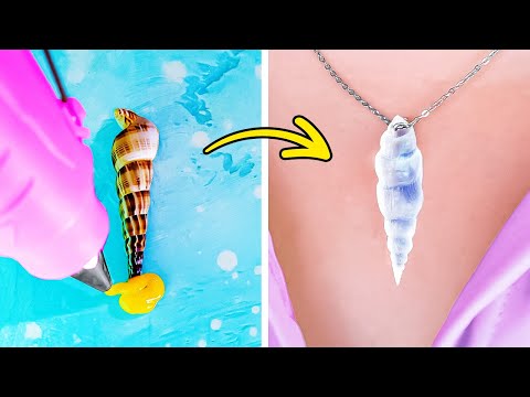 <strong>DIY</strong> 주얼리 아이디어로 반짝임을 더하세요! ✨💎 에폭시 레진 &amp;<strong>amp</strong>; 글루건 팁