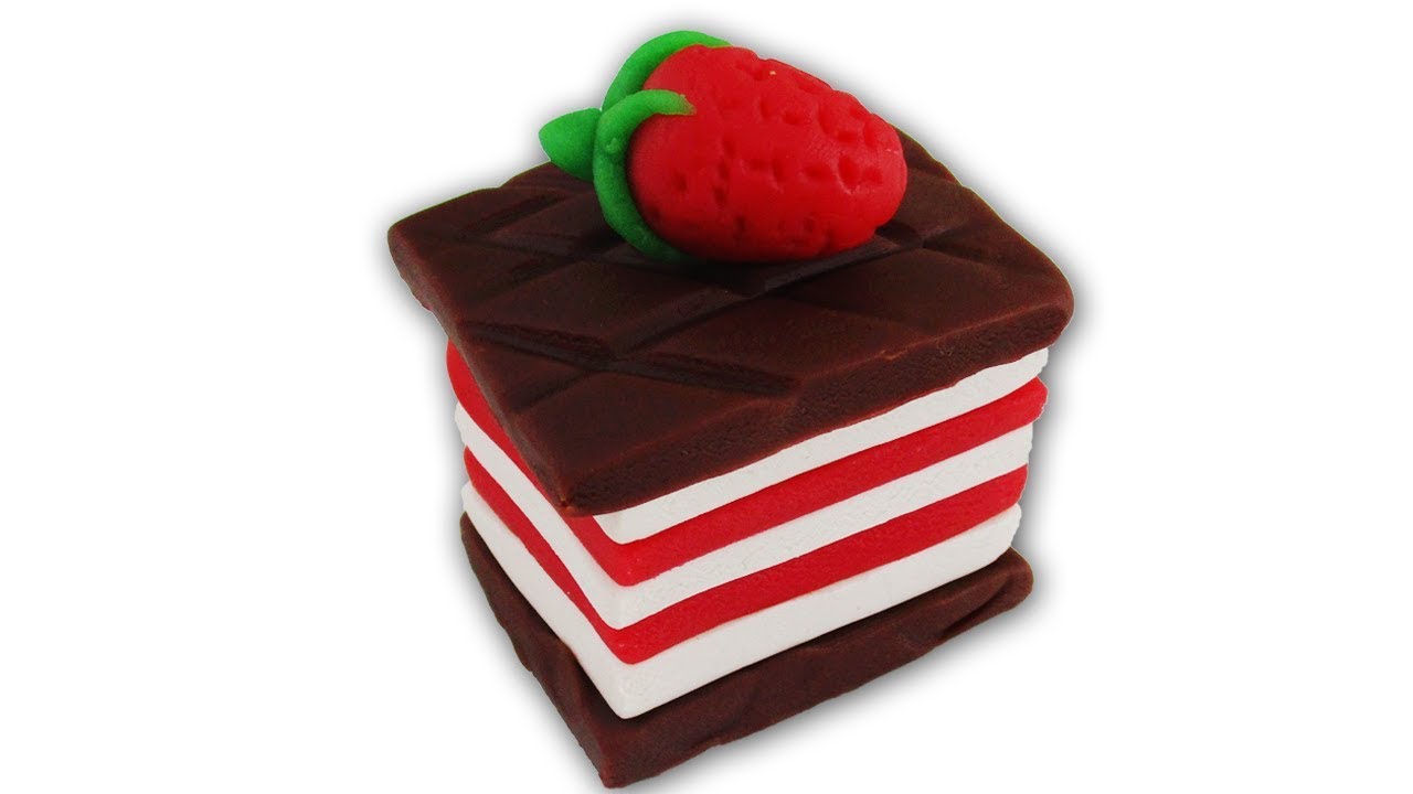 DIY how to make play doh ice cream sandwich