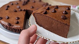 Cake that melts in your mouth! NO SUGAR OR FLOUR! Mascarpone chocolate cake