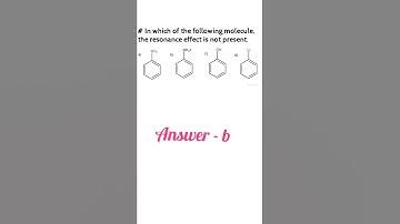 Resonance effect.|| #glimpse of chemistry.