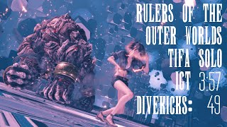 Tifa solos Rulers of the Outer Worlds in 3:57 (IGT) by Divekicking 49 times