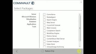Download CommVault Version 11 CommServe and Winx64 Packages