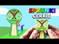 DIY SPRUNKI GEEKIE | How to make Gekkie Papercraft - Gekkie Sprunki OC