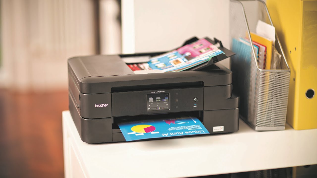Product tour DCP-J785DW. Inkbenefit: Impresora multifunción de tinta WiFi e  impresión a doble cara - YouTube