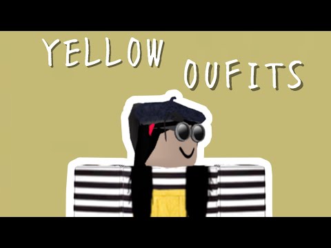 Roblox Yellow Outfits Girls Youtube - 