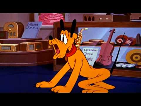 ExCartoons Pluto Pluto S Blue Note 1947 Disney Cartoons