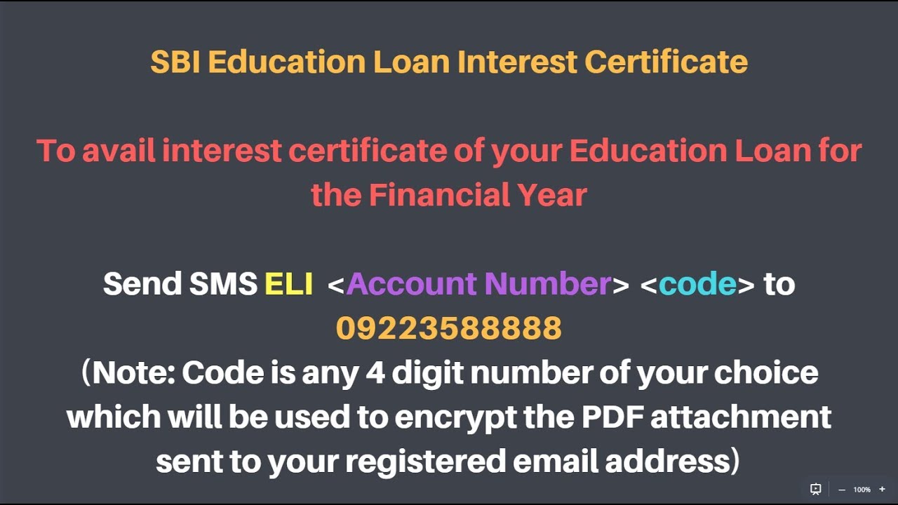 how-to-download-sbi-education-loan-interest-certificate-through-sms