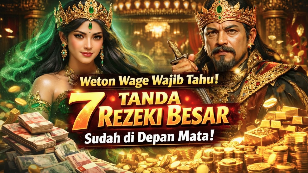 NGERI❗7 Tanda REZEKI BESAR sudah di depan mata❗WETON WAGE❗