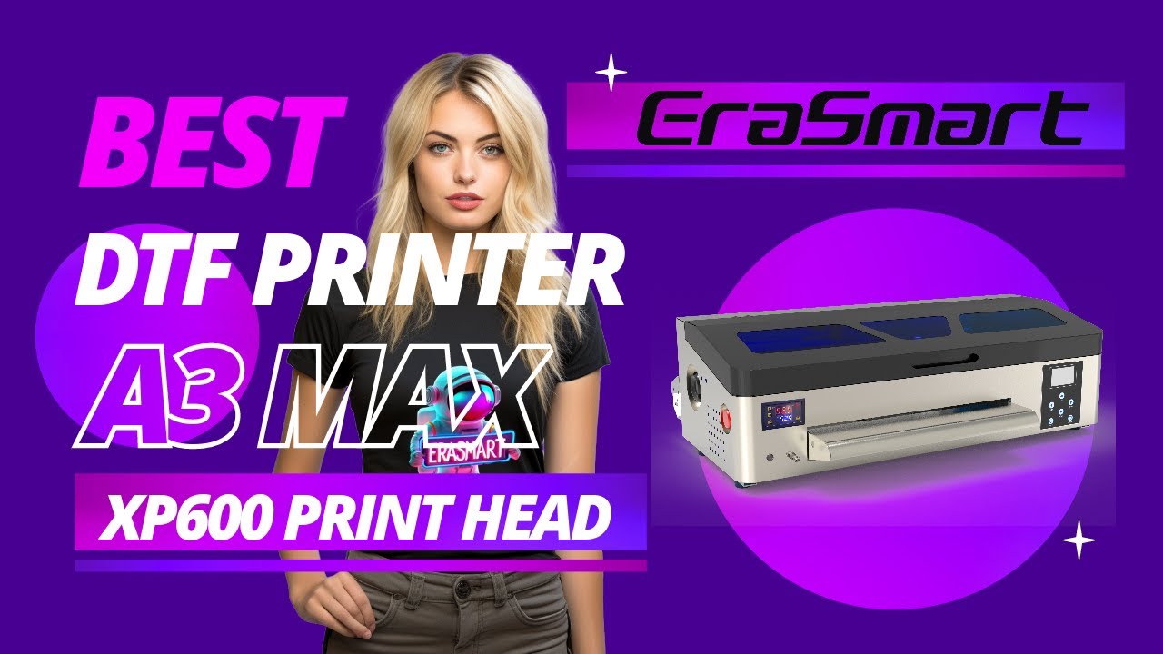 EraSmart A3 DTG Printer T-Shirt Printing Machine