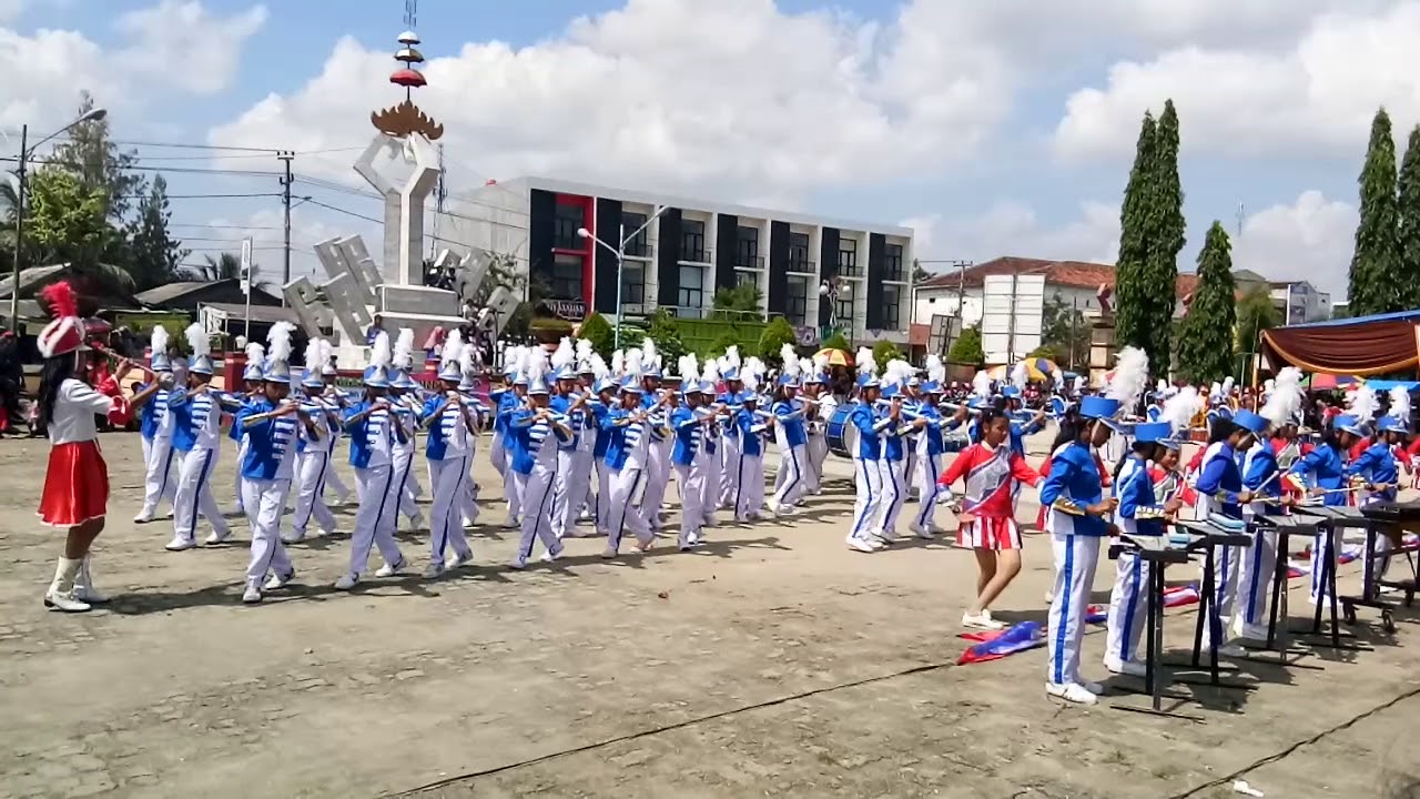 Marching Band SMP Xaverius Pringsewu Lampung 18 Maret 2018 sabet Juara Umum dan Juara Tetap